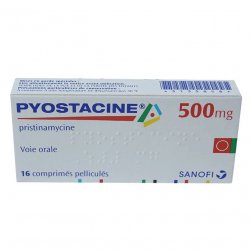 Пиостацин (Пристинамицин) таблетки 500мг №16 в Курске и области фото